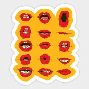 Al mouth no ears Sticker